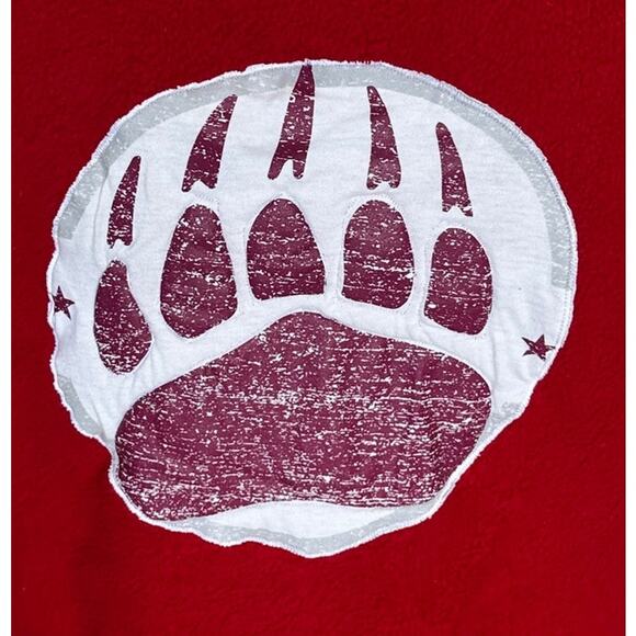 University Montana Grizzlies Fleece Vest XL Red Full Zip Football Tailgate UM - Picture 2 of 6